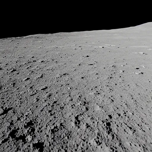 Prompt: a photography of a soccer pitch on the moon, extreme long shot