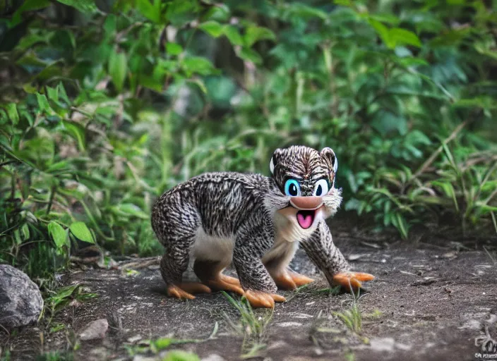 Image similar to wildlife photo of real life yoshi in the wild, 8 k, 8 5 mm f 5. 6