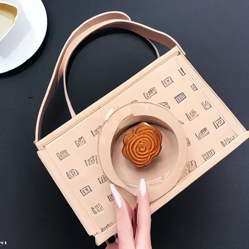 Image similar to mooncake 🥮 handbag 👜 👝 packaging