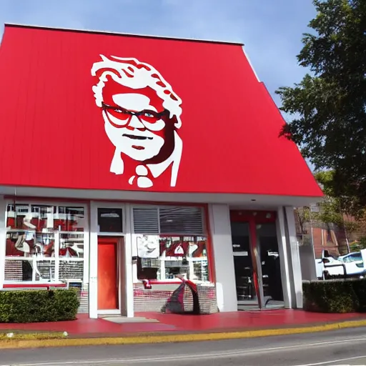 Image similar to church that resembles a kfc restaurant