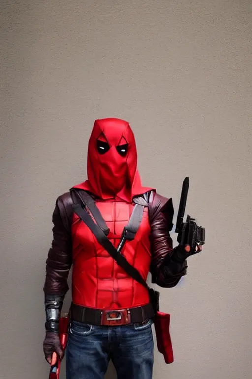Image similar to red hood cosplay