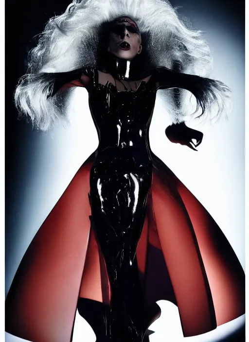 Image similar to lady gaga by nick knight, born this way, born this way album, album photohoot, showstudio, red weapon 8 k s 3 5, cooke anamorphic / i lenses, highly detailed, cinematic lighting