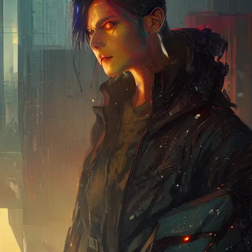 Image similar to neuromancer, painted by greg rutkowski, painted by magali villeneuve, digital art, trending on artstation, wintermute