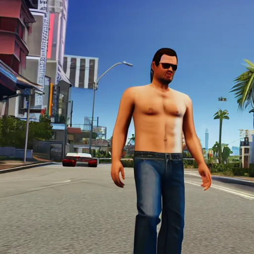 Prompt: grand theft auto 6 vice city gameplay