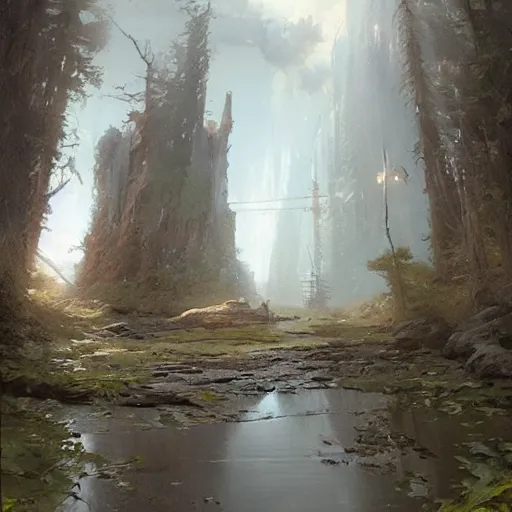 Image similar to Concept art, Michigan, 8k, james gurney, greg rutkowski, john howe, artstation