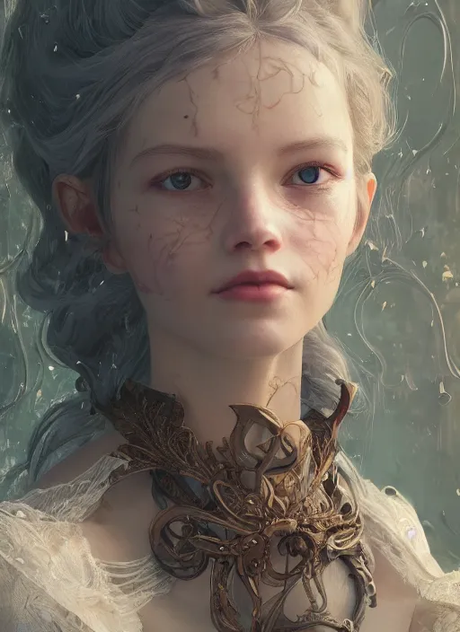 Image similar to belle, naturel, hyper detailed, digital art, trending in artstation, cinematic lighting, studio quality, smooth render, unreal engine 5 rendered, octane rendered, art style by klimt and nixeu and ian sprigger and wlop and krenz cushart