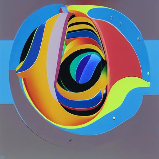 Prompt: abstract sculpture by shusei nagaoka, david rudnick, airbrush on canvas, pastell colours, cell shaded, 8 k