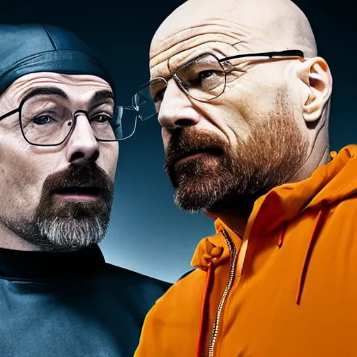 Image similar to binging with babish guest starring walter white