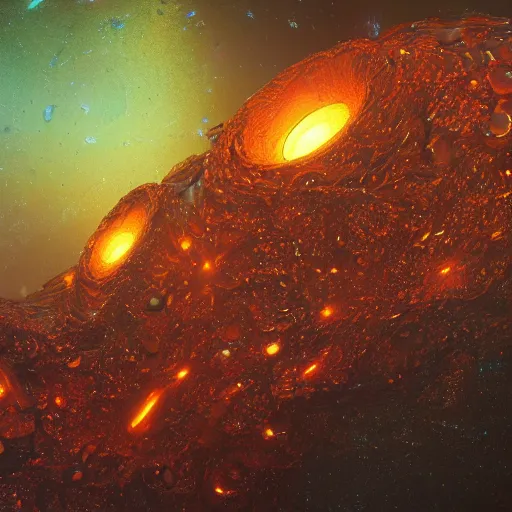 Image similar to INtense representation of several galaxies made of molten metal mixing with each others in intense chaos, Astronomy, artstation, octane, real details, real light and shadow, 8k, HD, psychedelic, made by Mark Zug and Ilya Repin and Francis Souza and Mario Cooper, trending on artstation