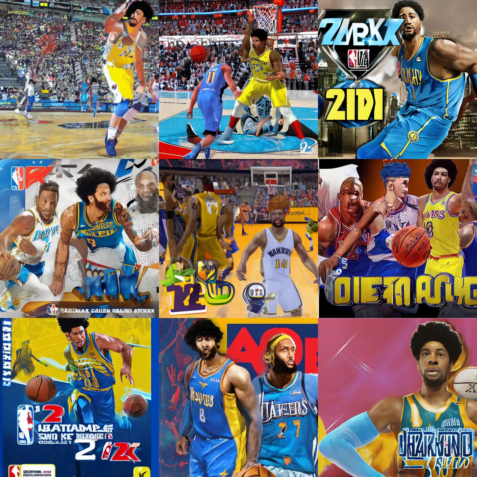 Prompt: nba 2 k 2 1 gameplay, ps 4, marge simpson