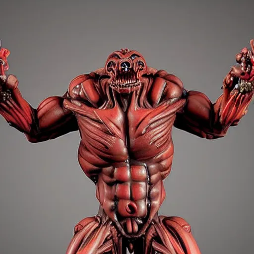 Image similar to Doom Mancubus anatomical figurine