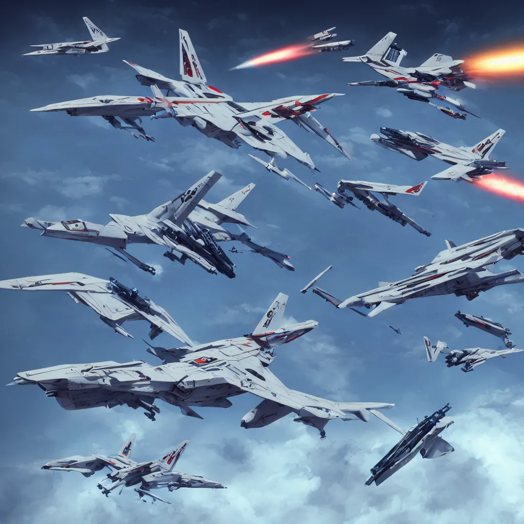 Image similar to sidescrolling airplane with lots of guns concept art, robotech gradius outer space concept art, hyperrealism, fine detail, 8 k, 3 d render, artgerm, artstation contest winner, cgsociety, cryengine, concept art!!, zbrush, vray sprite