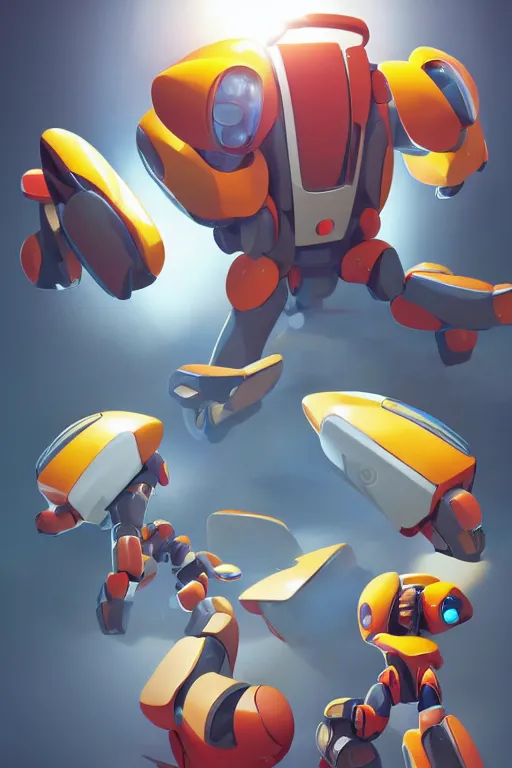 Image similar to metabots medabots medarotto medarot robot minimalist comics, behance hd by jesper ejsing, by rhads, makoto shinkai and lois van baarle, ilya kuvshinov, rossdraws global illumination ray tracing hdr radiating a glowing aura