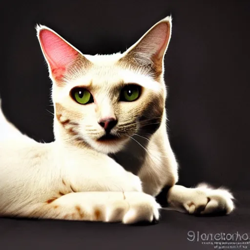 Image similar to a feline bat - cat - hybrid, animal photography