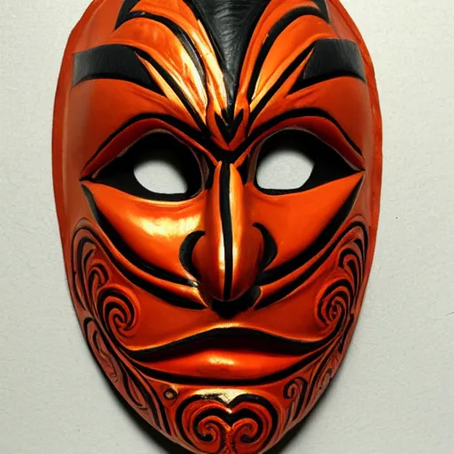 Image similar to orange gothic mask