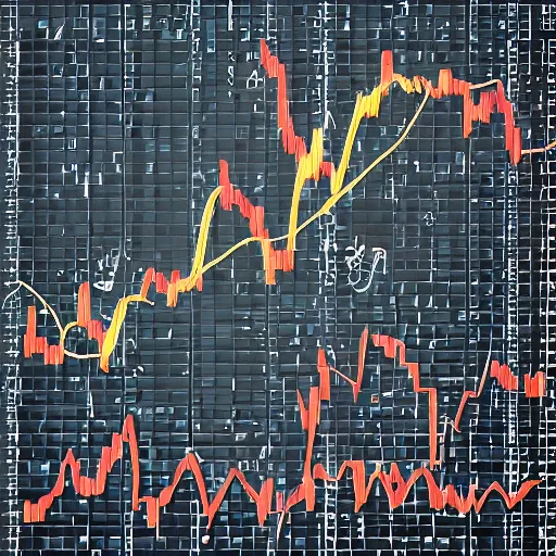 Image similar to stock trader losing big amount of money, digital art