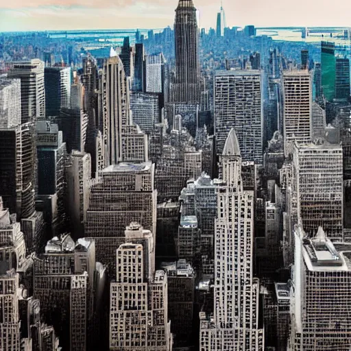 Prompt: new york city skyline realistic