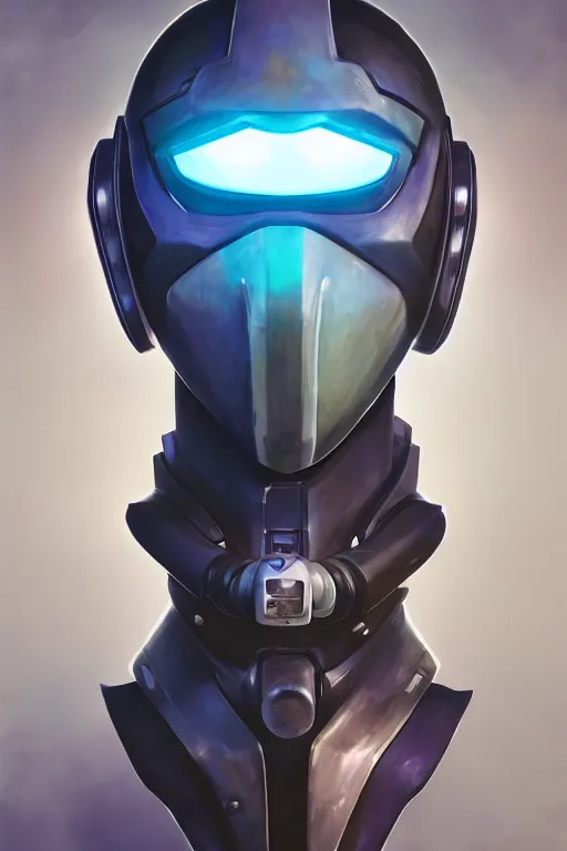 Image similar to epic mask helmet robot ninja portrait stylized as fornite style game design fanart by concept artist gervasio canda, behance hd by jesper ejsing, by rhads, makoto shinkai and lois van baarle, ilya kuvshinov, rossdraws global illumination radiating a glowing aura global illumination ray tracing hdr render in unreal engine 5