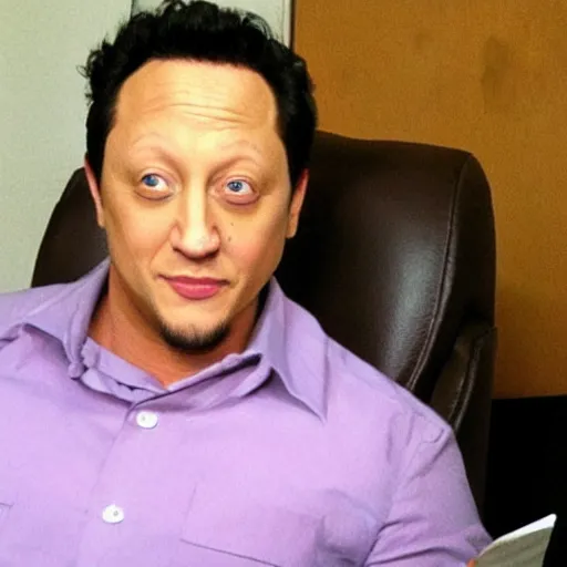 Image similar to rob schneider turned into a stapler