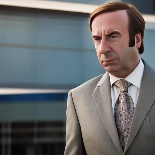 Image similar to super high quality saul goodman, realistic photorealistic high-resolution saul Goodman, very saul goodman, high def, saul, saul Goodman, better call saul, better call saul Goodman, 8k, 4k, professional, depth of field, sigma art 85mm f1.4, large sensor dslr, professional photo, saul goodman, very very saul goodman