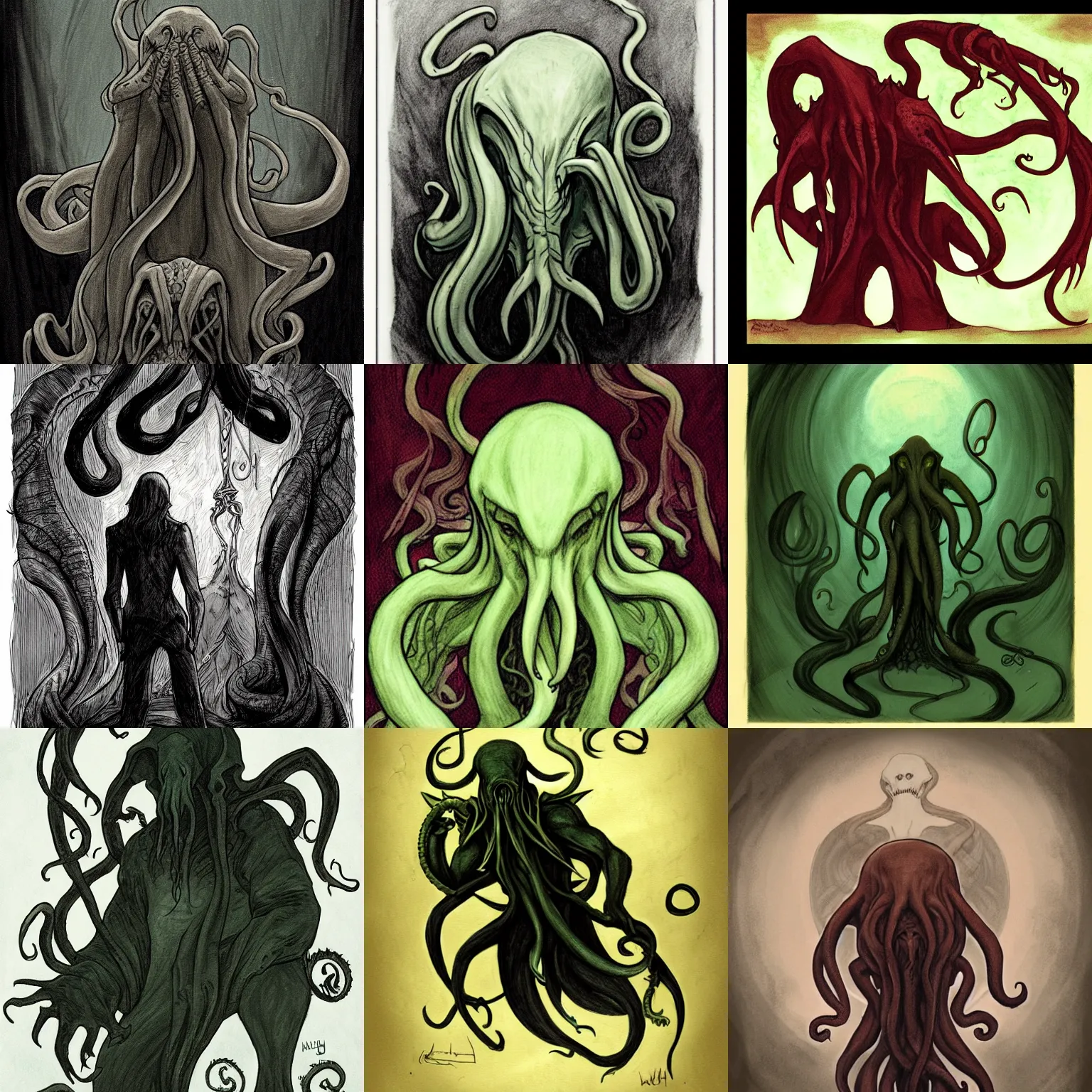 Prompt: Cthulhu by Abigail Larson