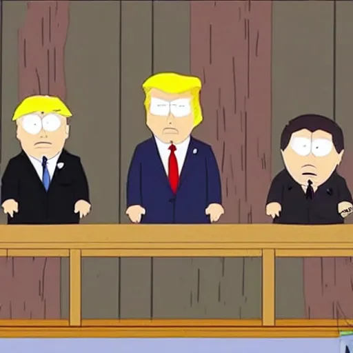 Image similar to donald trump on south park