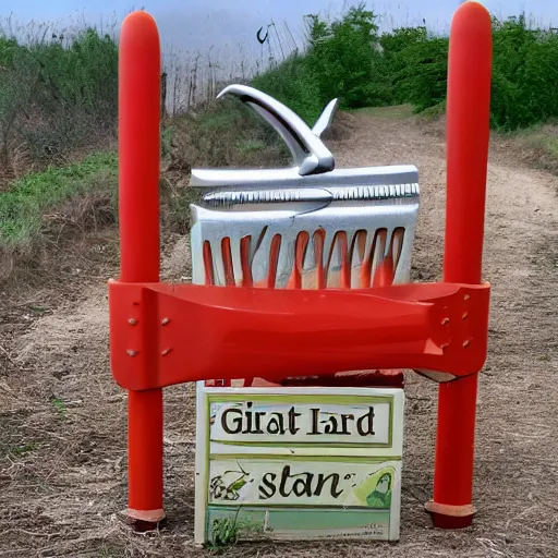 Prompt: giant land fork