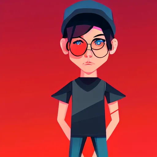 Image similar to 2 d character design, male rapper, vector art, digital art, portrait, 4 k, 8 k, sharp focus, smooth, illustration, concept art, music artist