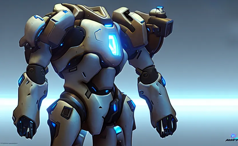 Image similar to an armored futuristic sci fi vehicle, overwatch skin