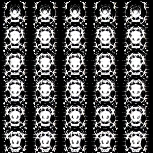 Prompt: vhs static overlay of the seven archangels, vhs, 1 9 9 0, highly realistic, highly detailed, vhs noise static, black and white, vhs glitch