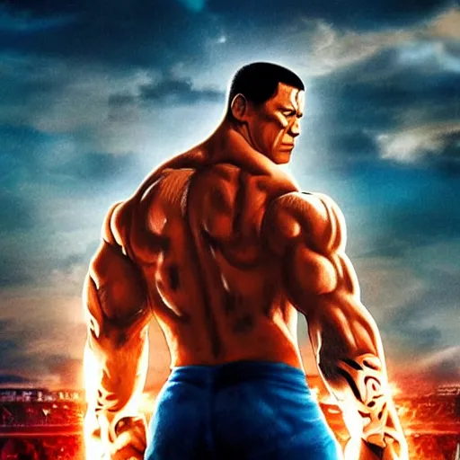 Prompt: john cena in fist of the north star, 4 k