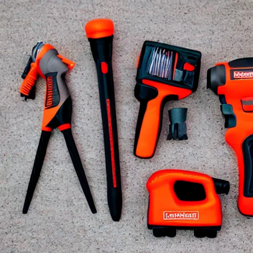 Prompt: black and decker tool collection