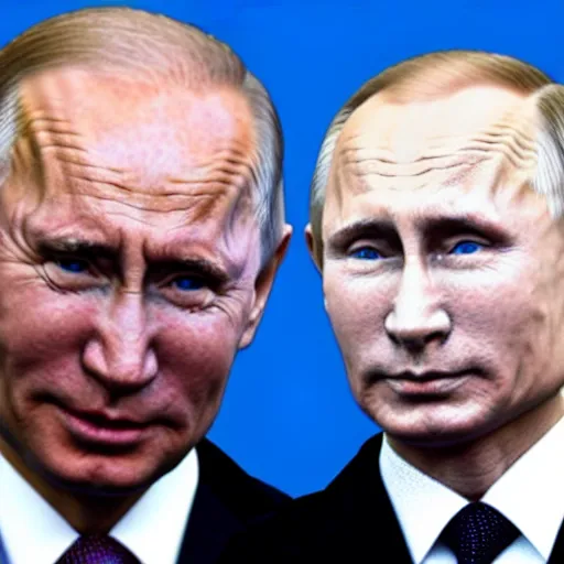 Image similar to Biden and putin as conjoined twins in daipers