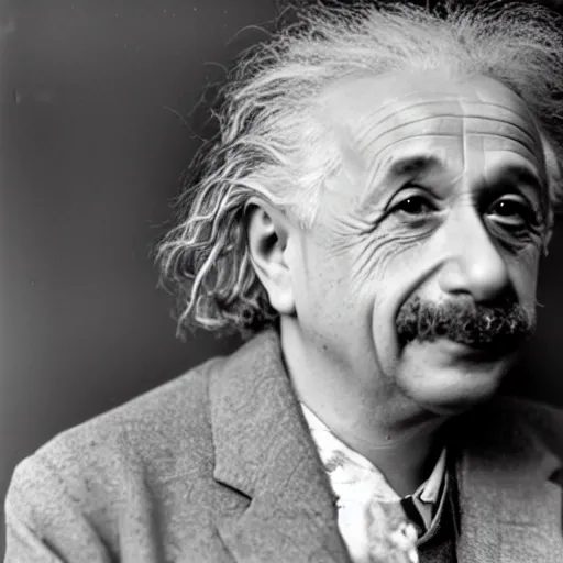 Prompt: Albert Einstein drinking a purple liquid