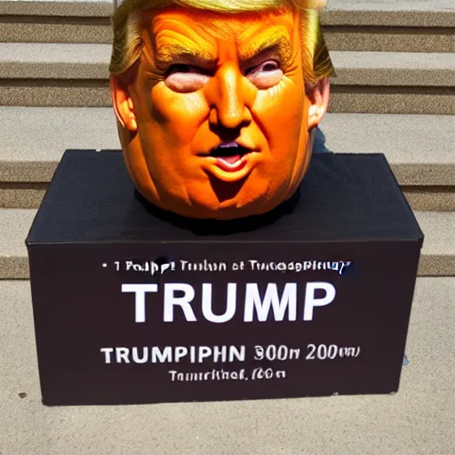 Image similar to photo pumpkin carving of donald trump face, 8 0 0 t, 3 5 mm, full - hd