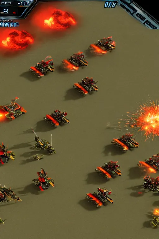 Prompt: command and conquer red alert 2 screenshot