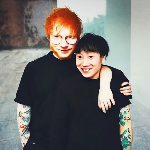 Prompt: ed sheeran as a chinese woman