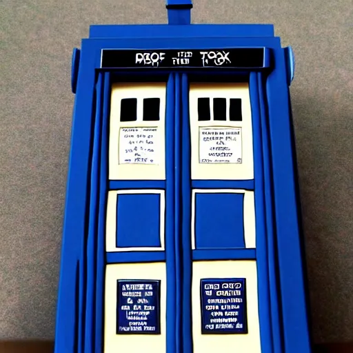 Image similar to The tardis from Dr. Who