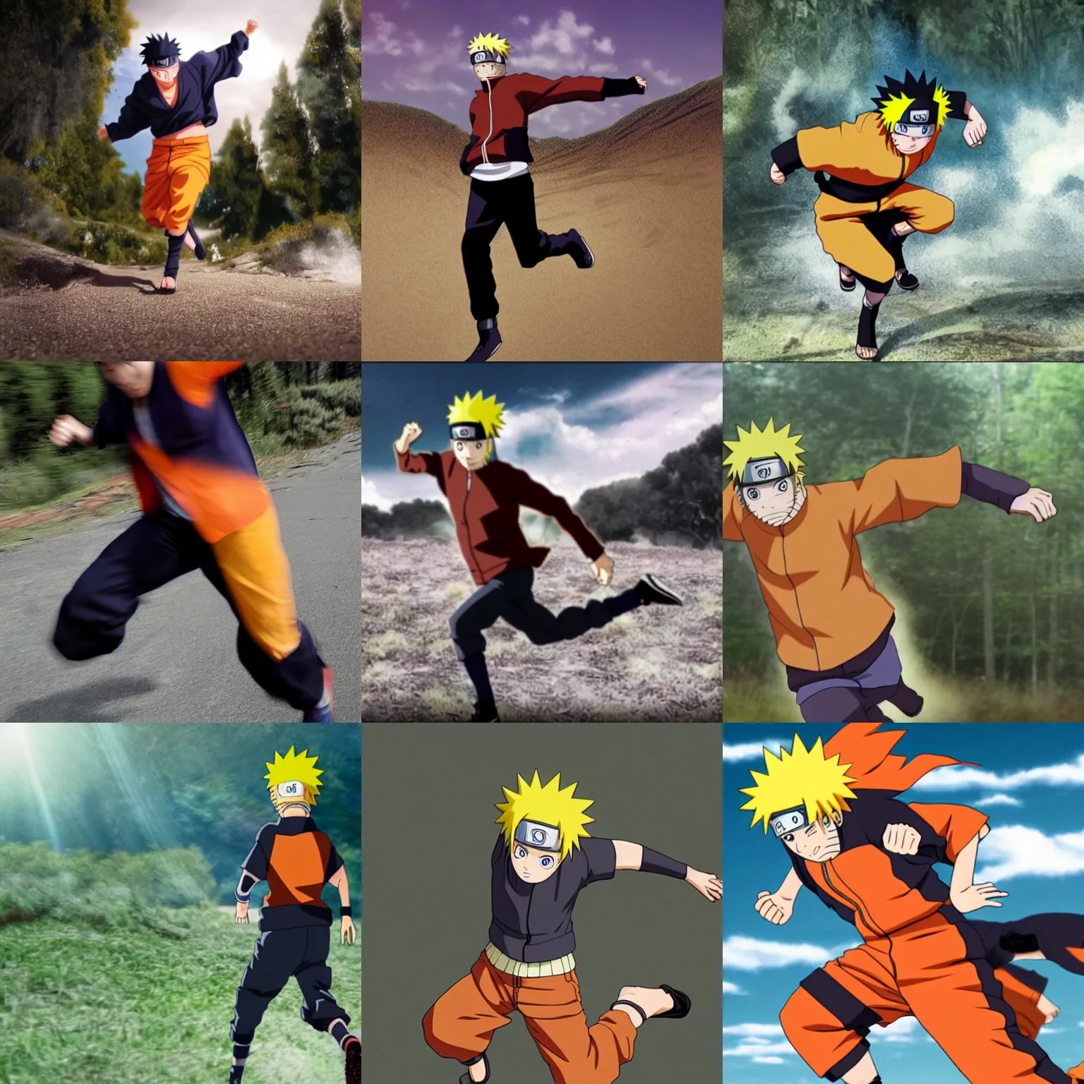 Running Naruto