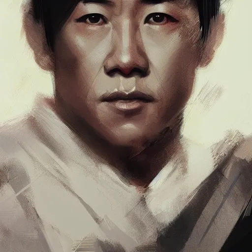 Prompt: “ portrait of jet li by greg rutkowski, young, attractive, highly detailed portrait, scifi, digital painting, artstation, concept art, smooth, sharp foccus ilustration, artstation hq ”