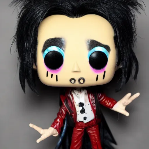 Image similar to Alice cooper as a funko pop doll, 4K