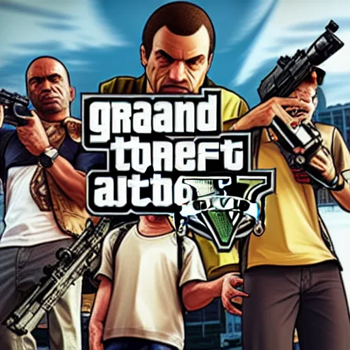 Image similar to grand theft auto 6 video game cover