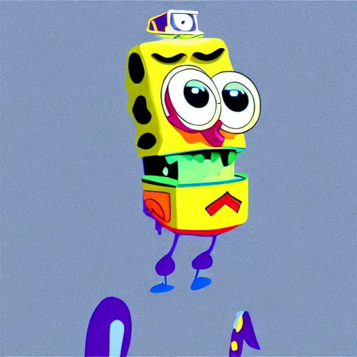 Prompt: “SpongeBob as buzz light year”