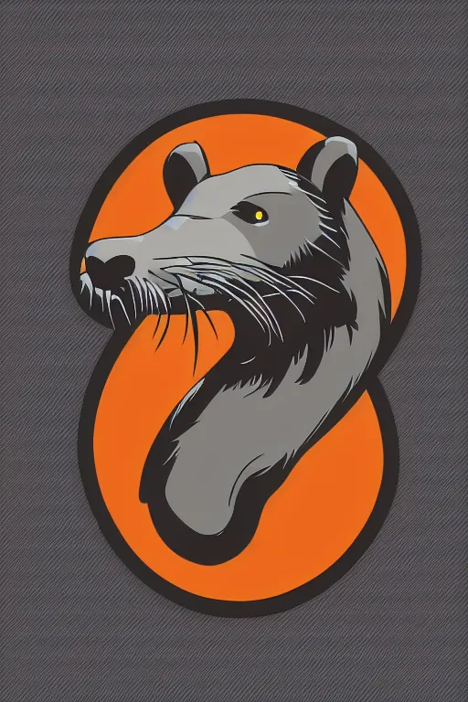 Prompt: in the style of max prentis and deathburger and laurie greasley a vector e-sports vector logo of a otter, highly detailed, colourful, 8k wallpaper