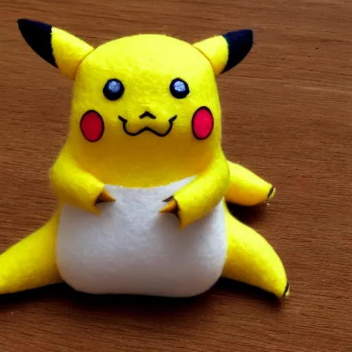 Image similar to a felt Pikachu