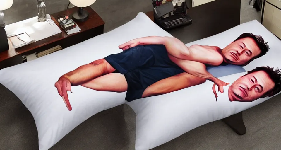 Image similar to elon musk body pillow