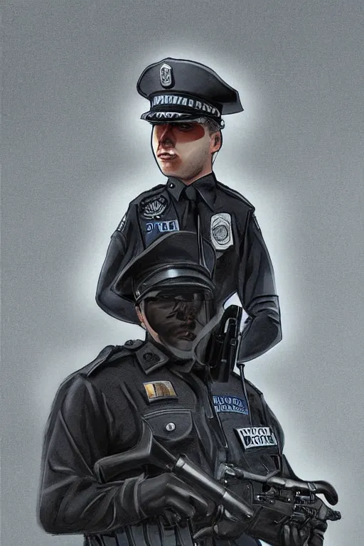 Image similar to police officer, greater manchester police, highly detailed, digital art, sharp focus, trending on art station