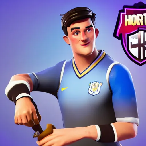 Prompt: harry maguire as a fortnite character