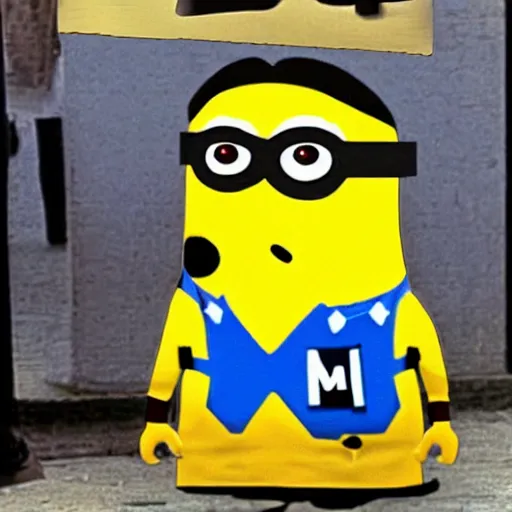 Image similar to hitler as a minion