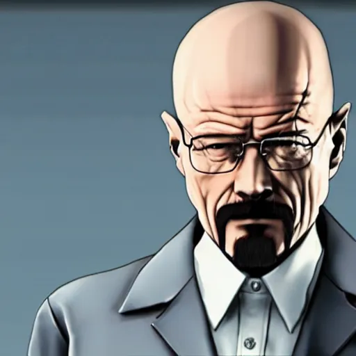 Image similar to walter white as kiryu kazuma